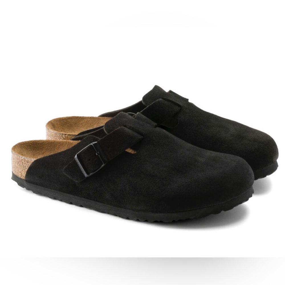 Birkenstock Suede Boston Clog